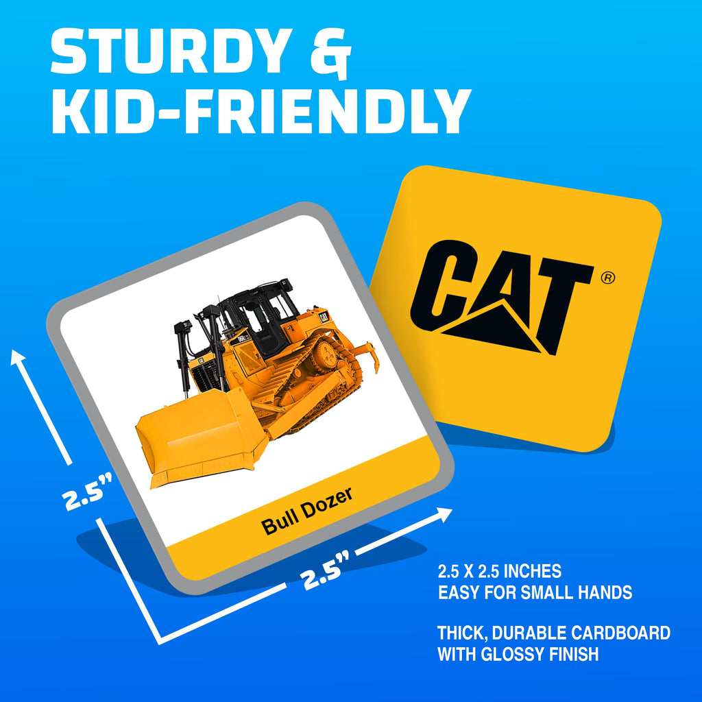 MasterPieces CAT Picture Matching Card Game – Construction Vehicles for Kids Ages 3+