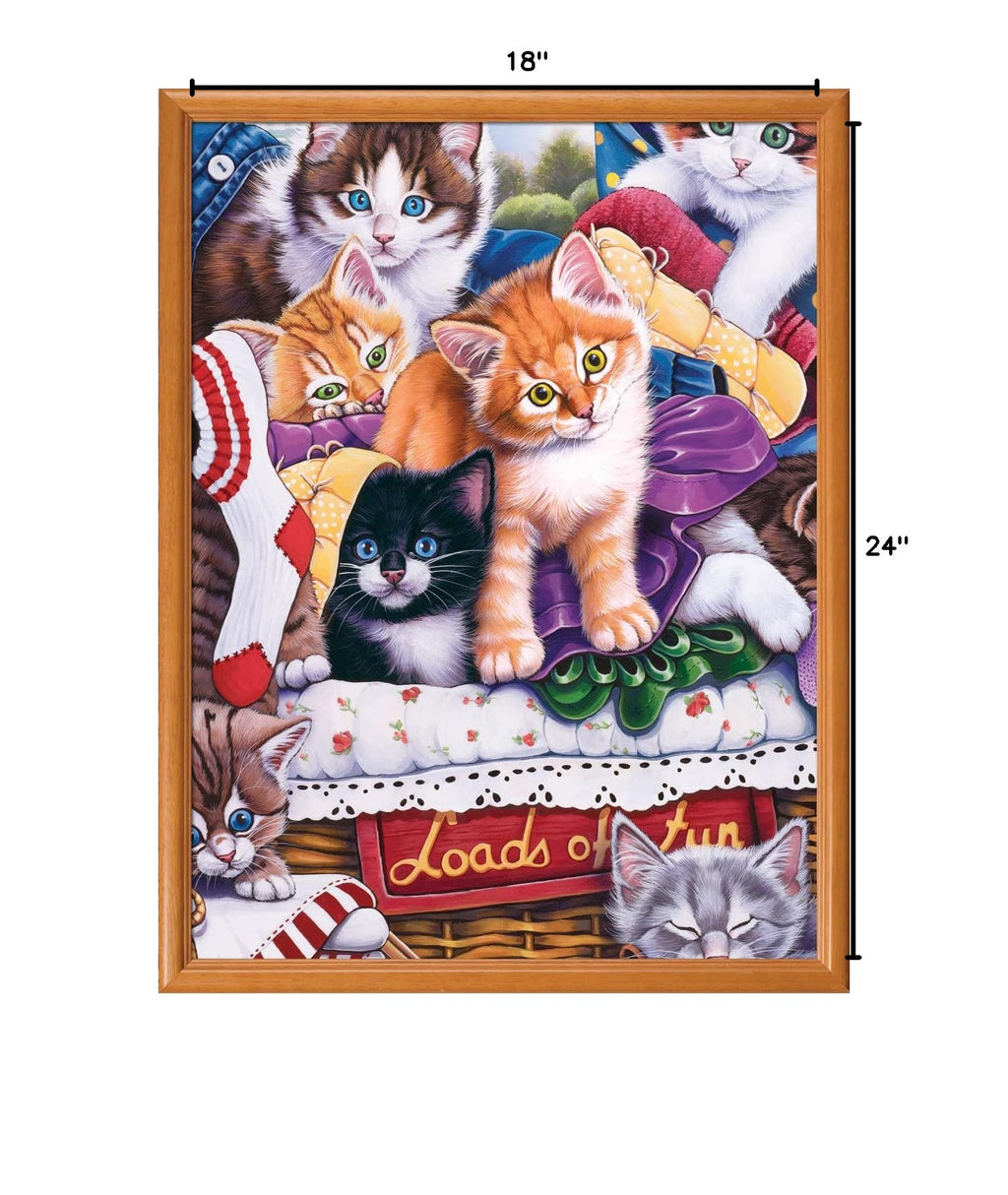 MasterPieces EZ Grip 300-Piece Jigsaw Puzzle – Large Thick Pieces for Easy Handling, 18x24 Inches