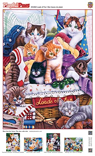 MasterPieces EZ Grip 300-Piece Jigsaw Puzzle – Large Thick Pieces for Easy Handling, 18x24 Inches
