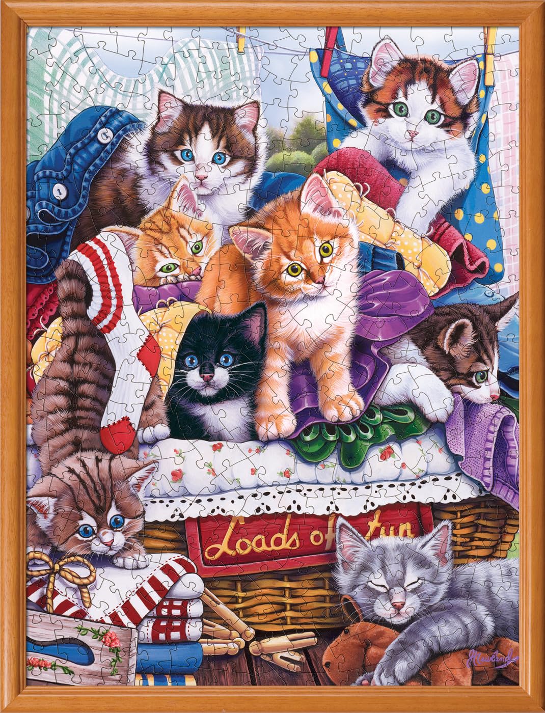 MasterPieces EZ Grip 300-Piece Jigsaw Puzzle – Large Thick Pieces for Easy Handling, 18x24 Inches
