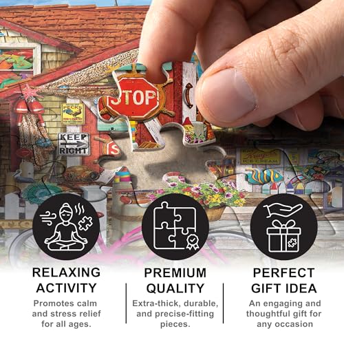 MasterPieces Greetings from New England 550 Piece Jigsaw Puzzle – 18x24 Inch, Recycled Materials