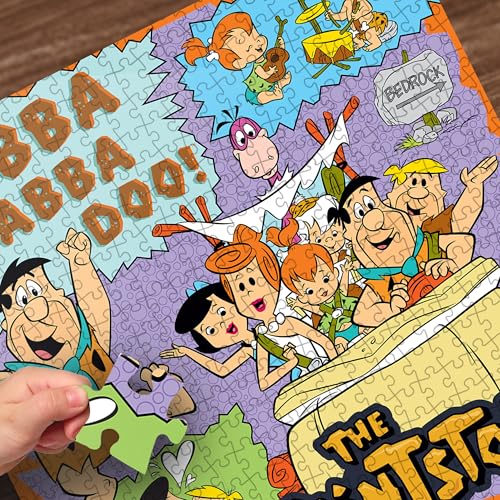 MasterPieces Hanna-Barbera Flintstones 500-Piece Jigsaw Puzzle - Officially Licensed
