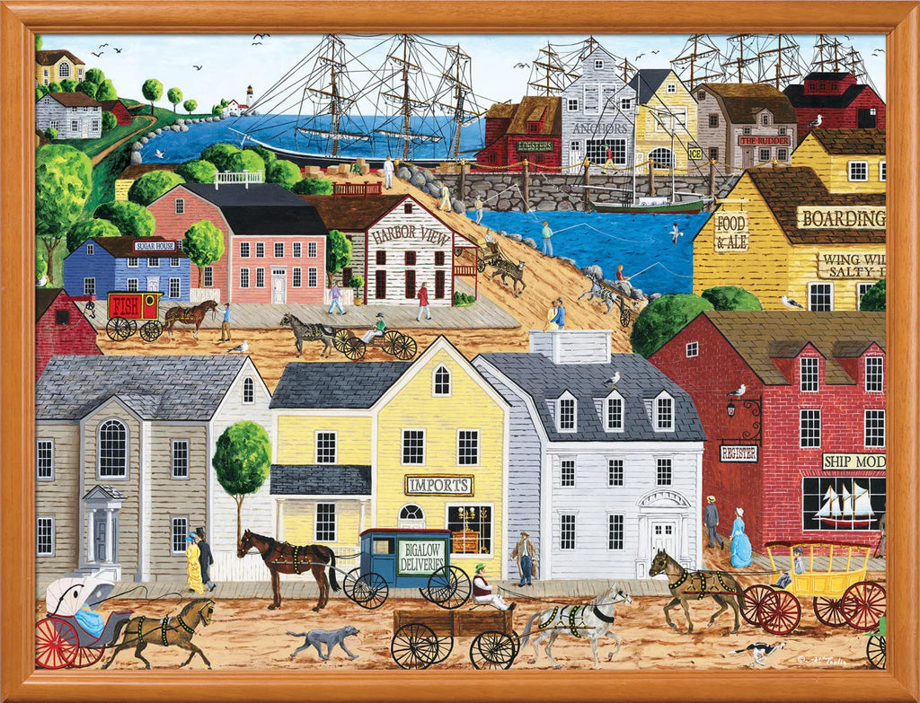 MasterPieces Home Port 300-Piece EZ Grip Jigsaw Puzzle – 18x24, Easy-Grip Pieces