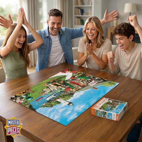 MasterPieces Lobster Bay EZ Grip 300-Piece Jigsaw Puzzle – Extra Large Pieces for Easy Handling