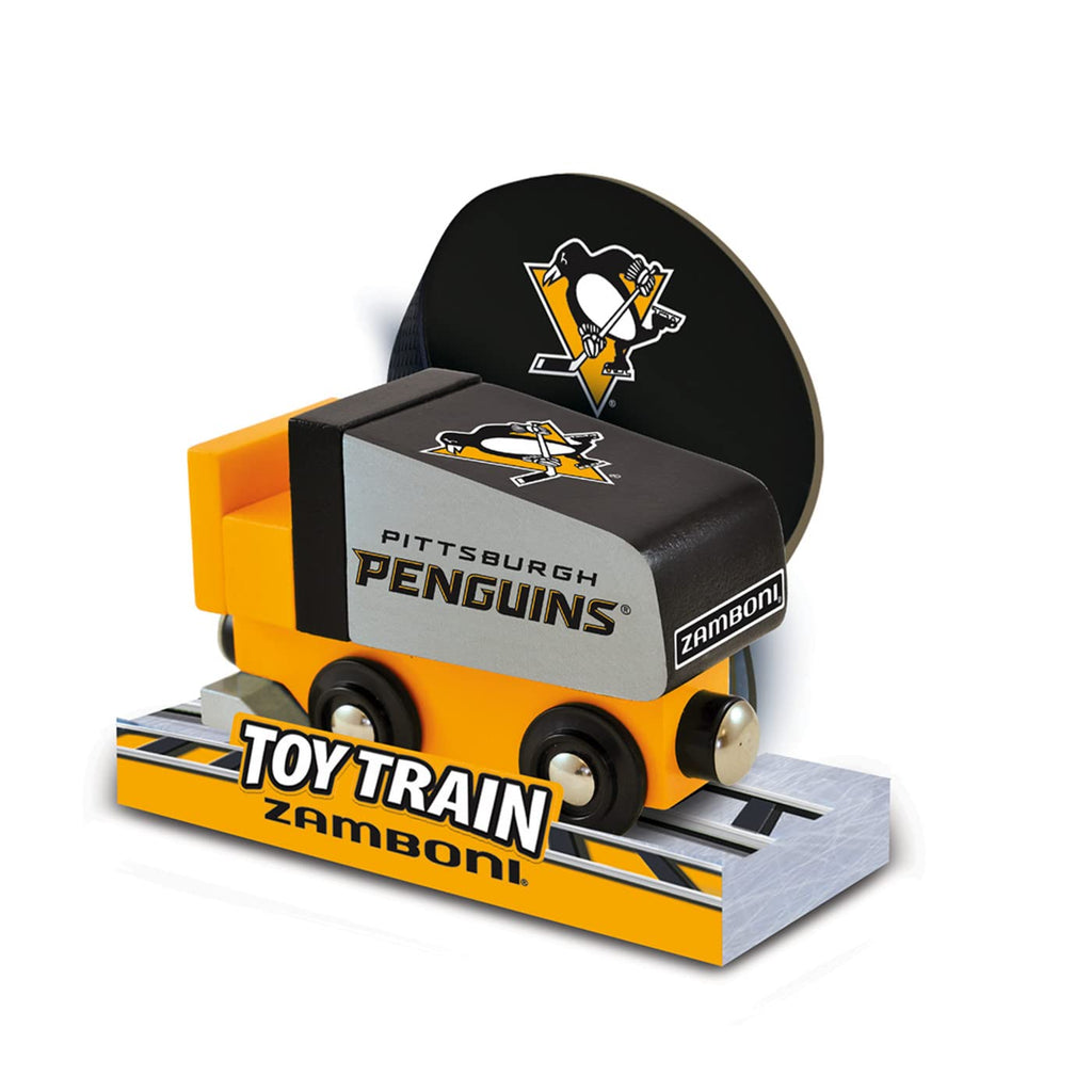 MasterPieces NHL Real Wood Toy Train Zamboni – Officially Licensed Wooden Train Car