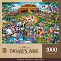 MasterPieces Noah's Ark 1000-Piece Jigsaw Puzzle – 19.25 x 26.75 Inches, Random-Cut Recycled Board