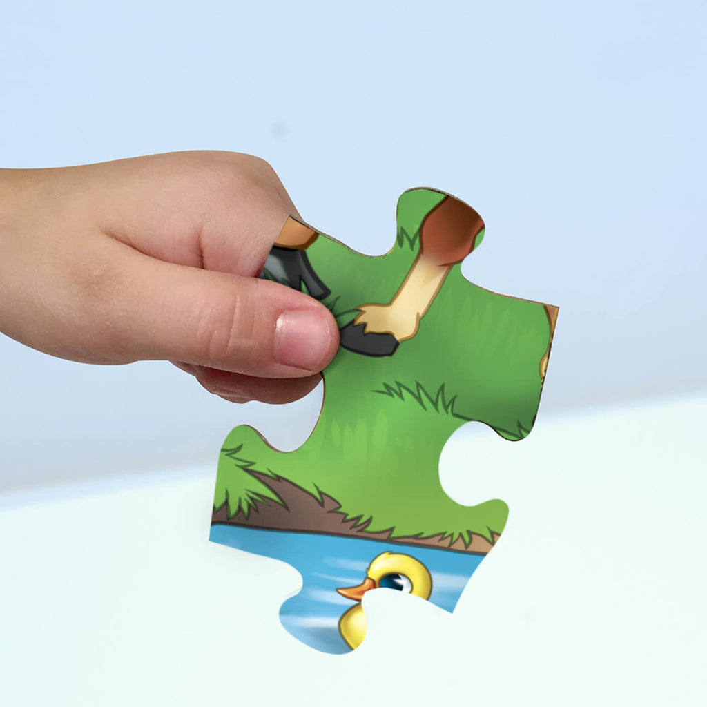 MasterPieces Rainbow World 60-Piece Glow-in-the-Dark Jigsaw Puzzle - 14x19 Inch - Screen-Free Activity for Kids