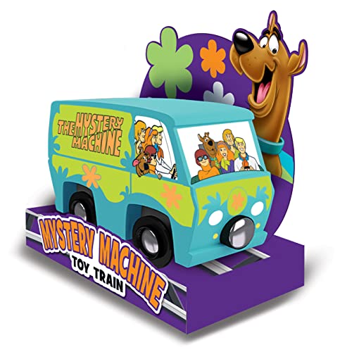 MasterPieces Scooby Doo Mystery Machine Wooden Train Engine - Magnetic, Officially Licensed Toddler Toy