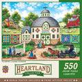 MasterPieces The Quilt Barn 550-Piece Jigsaw Puzzle – Folk Art by Bonnie White, 18x24 Inches