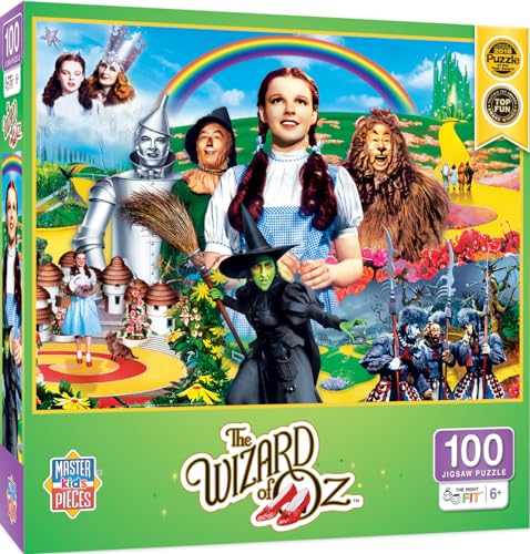 MasterPieces Wonderful Wizard of Oz 100-Piece Jigsaw Puzzle for Kids – 14x19 Inches