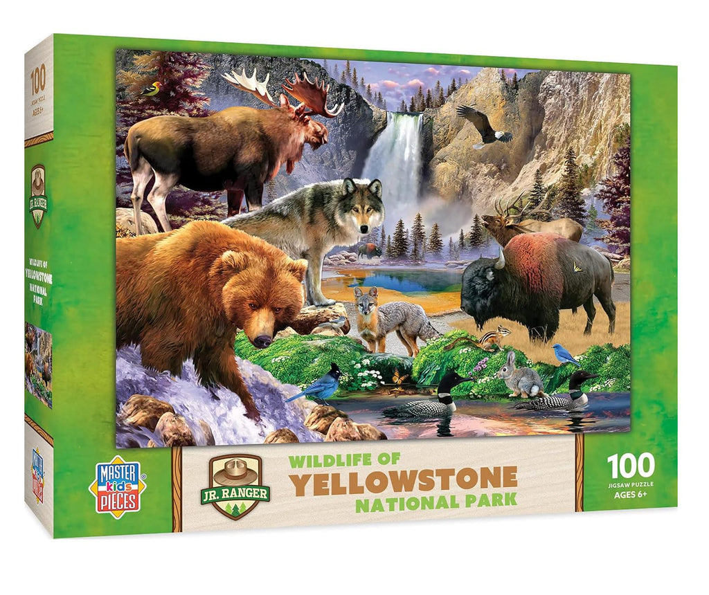 MasterPieces Yellowstone 100-Piece Jigsaw Puzzle for Kids Ages 6+