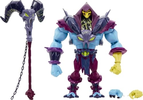 Masters of the Universe Masterverse Skeletor Action Figure - 7-Inch, 30 Articulation Points, with Havoc Staff and Swappable Hands
