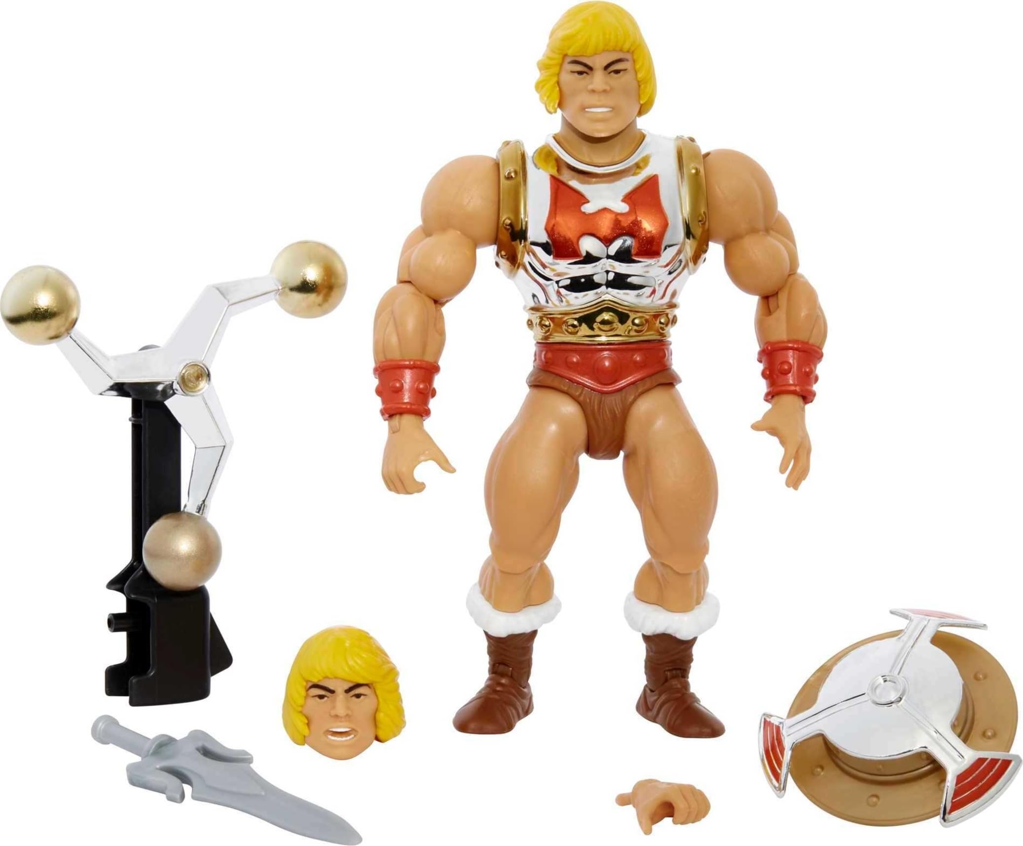 Masters of the Universe Origins Deluxe Action Figures – 5.5-Inch Battle Figures with 16 Points of Articulation, Accessories, and Mini Comic Book