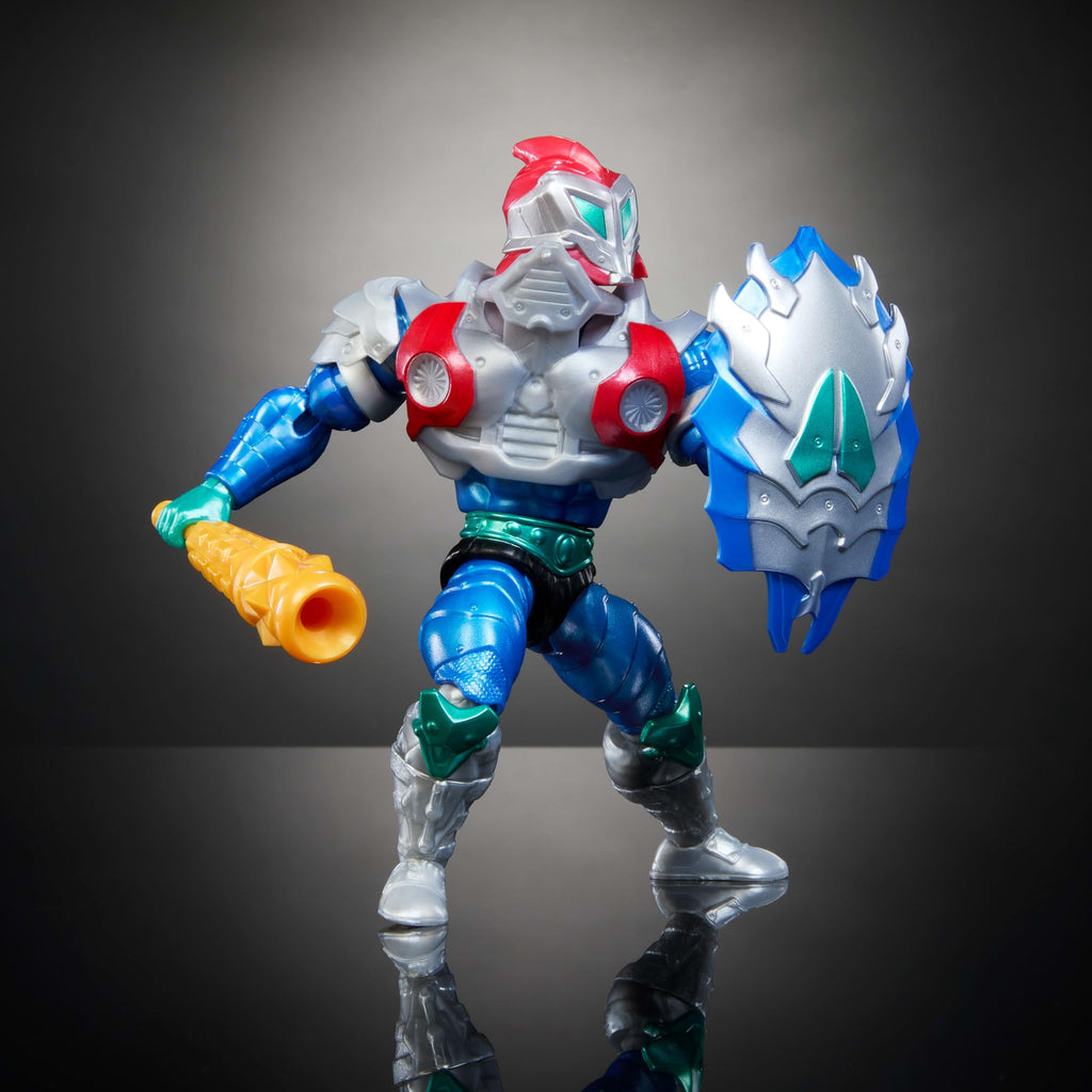 Masters of the Universe Origins Turtles of Grayskull Mekaneck Action Figure – Reptile Wars Crossover Toy with 16 Joints