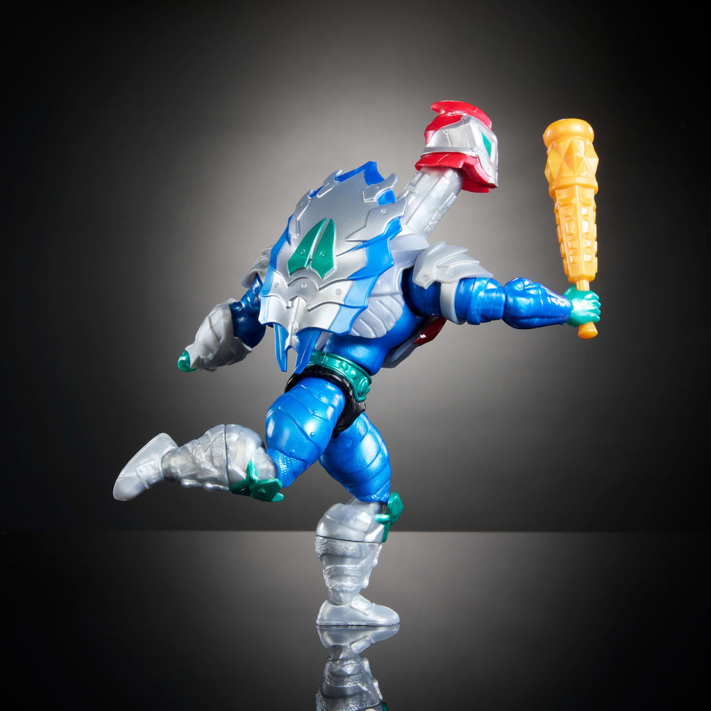Masters of the Universe Origins Turtles of Grayskull Mekaneck Action Figure – Reptile Wars Crossover Toy with 16 Joints
