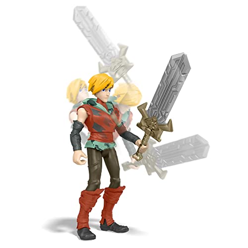 Masters of the Universe Prince Adam Action Figure - 5.5 Inch with Spring-Loaded Attack & Power Sword