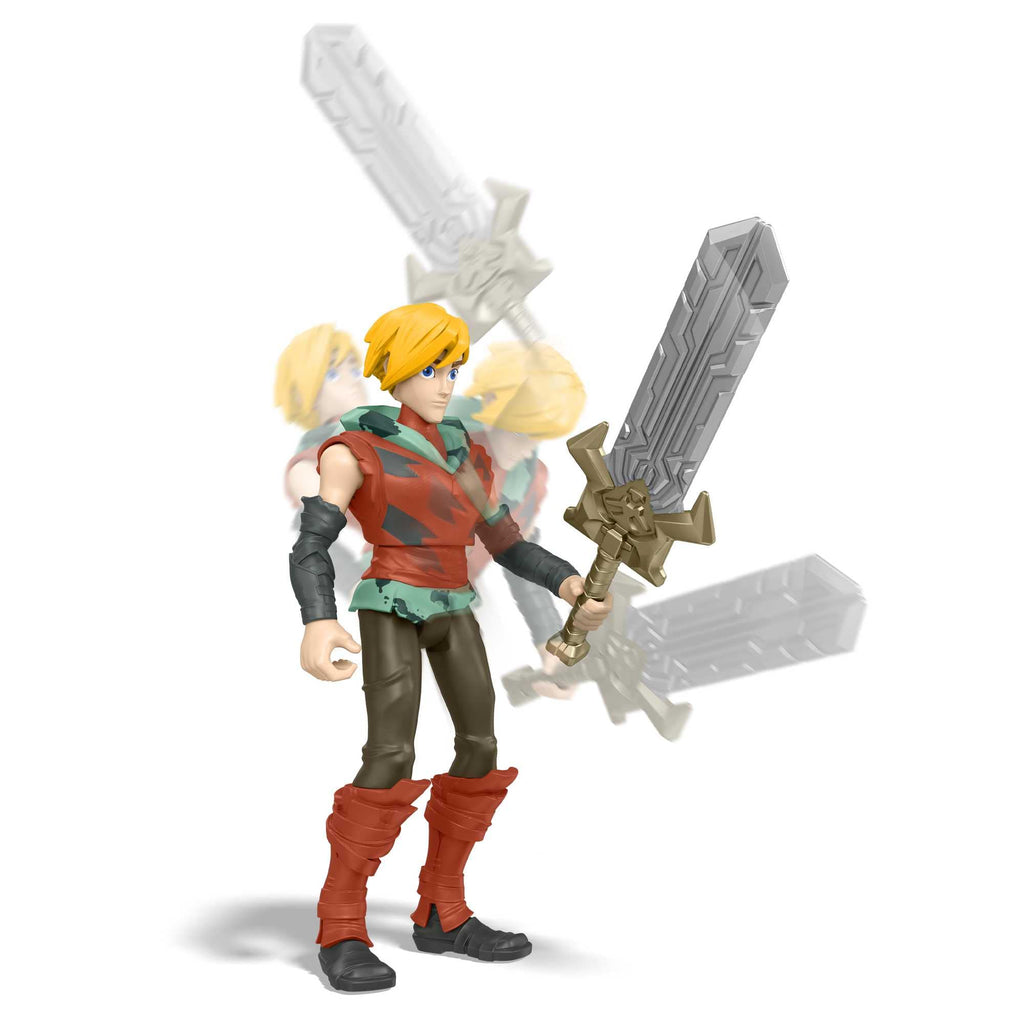 Masters of the Universe Prince Adam Action Figure - 5.5 Inch with Spring-Loaded Attack & Power Sword