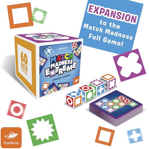Match Madness Extreme Expansion - 60 New Cards & Sixth Cube Block