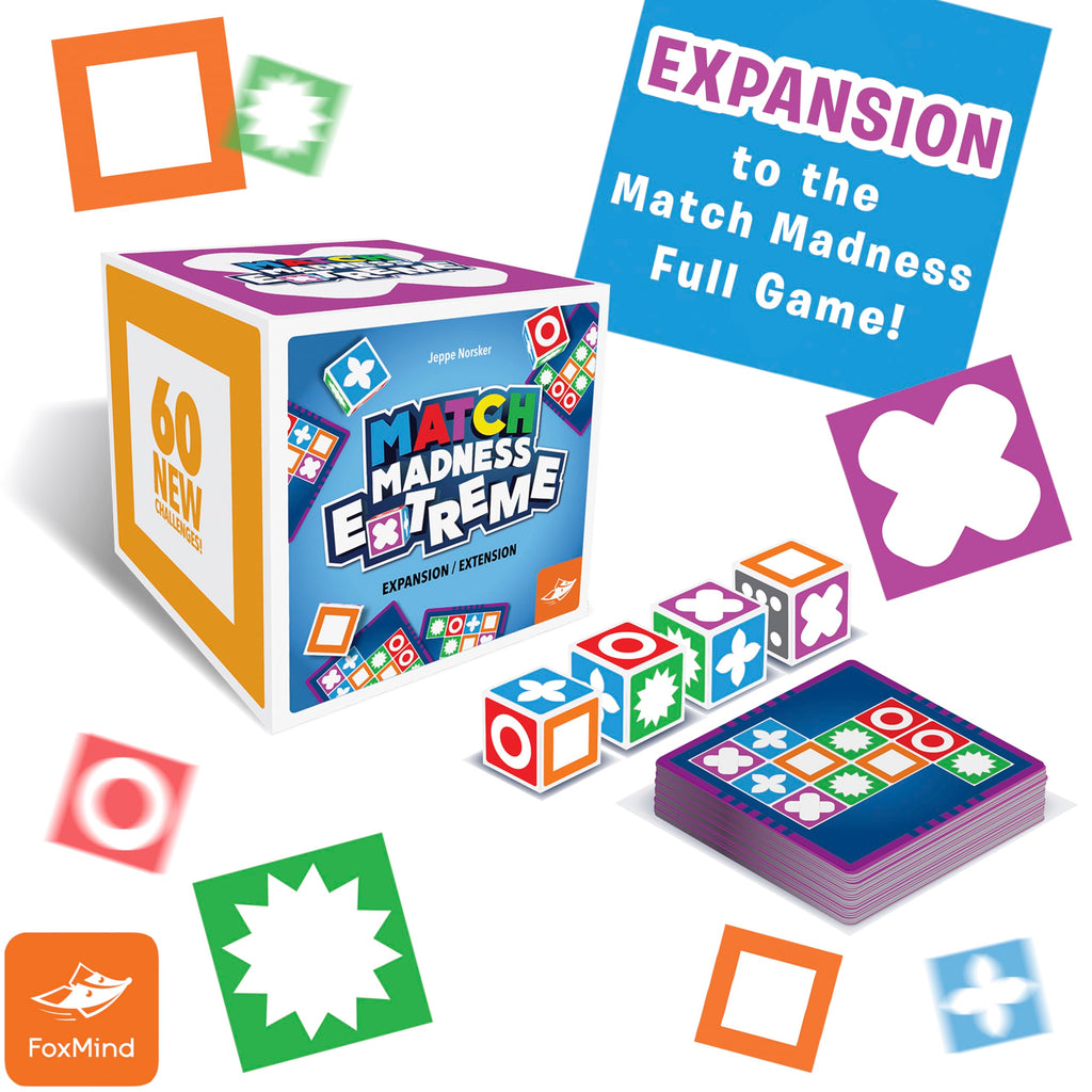 Match Madness Extreme Expansion - 60 New Cards & Sixth Cube Block