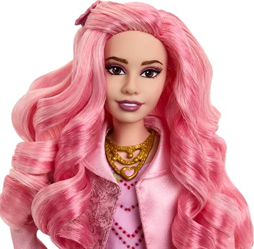 Mattel Disney Descendants: The Rise of Red Bridget Doll - Young Queen of Hearts with Movie Outfit & Cupcake Accessory