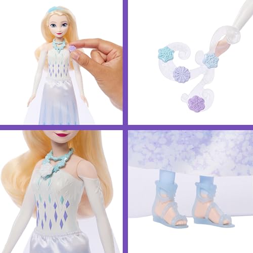 Mattel Disney Frozen Elsa Fashion Doll with Snowflake Gem Box and Accessories