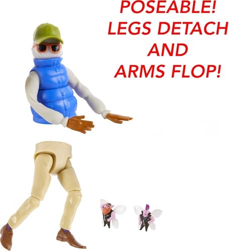 Mattel Disney Pixar Onward Wilden Lightfoot Dad Action Figure with 2 Sprites – Posable, Splits in Half, Ages 3+
