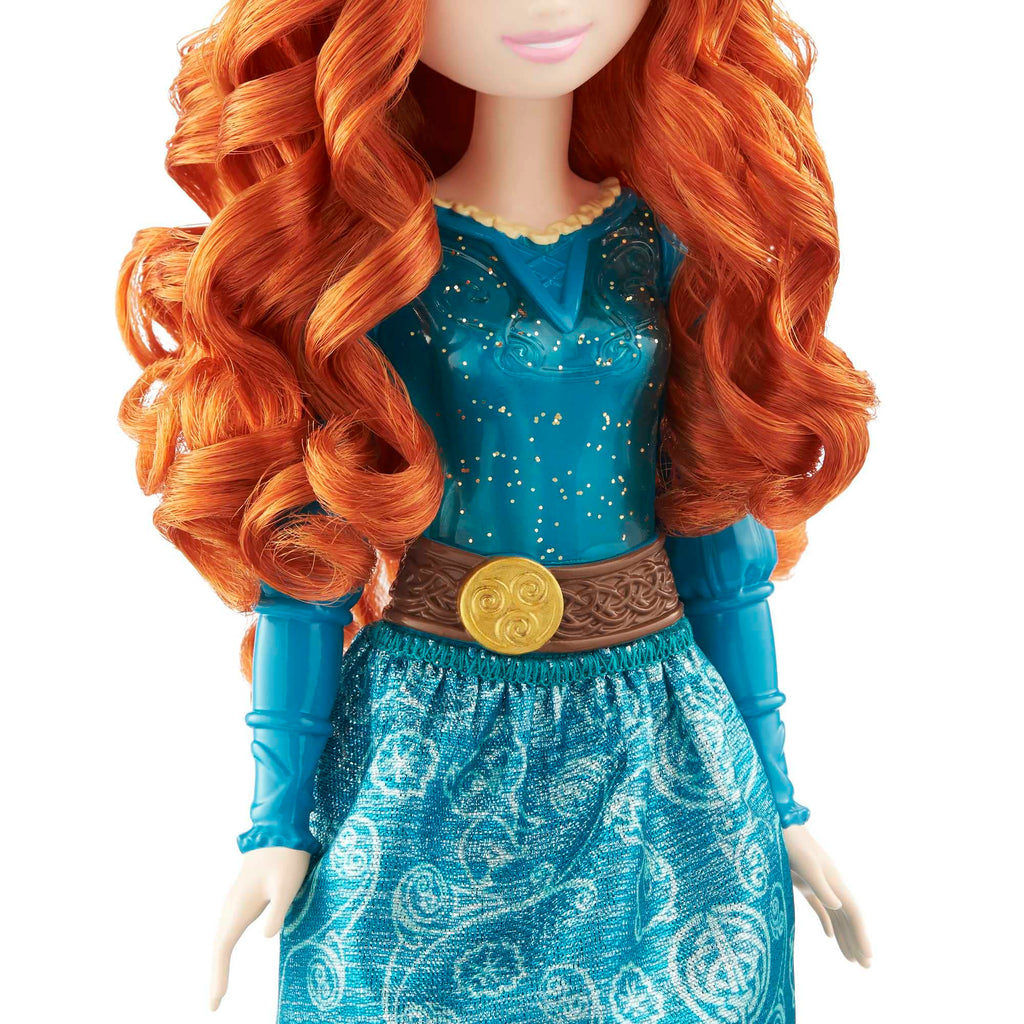 Mattel Disney Princess Merida Doll - Posable Fashion Doll with Sparkling Outfit and Long Hair, Inspired by Brave