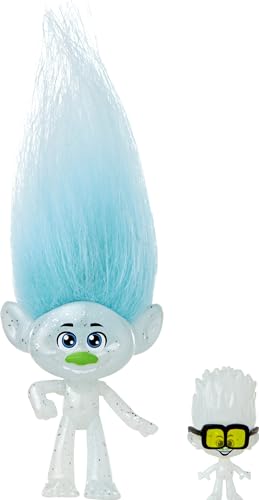 Mattel DreamWorks Trolls Band Together Guy Diamond Doll with Removable Outfit and Tiny Diamond Figure