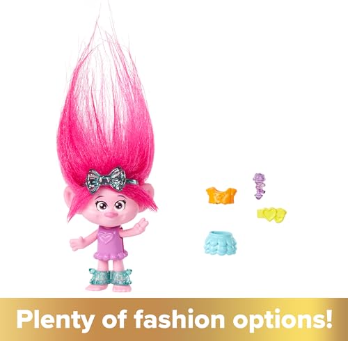 Mattel DreamWorks Trolls Band Together Hair Pops Queen Poppy Doll with Surprise Accessories