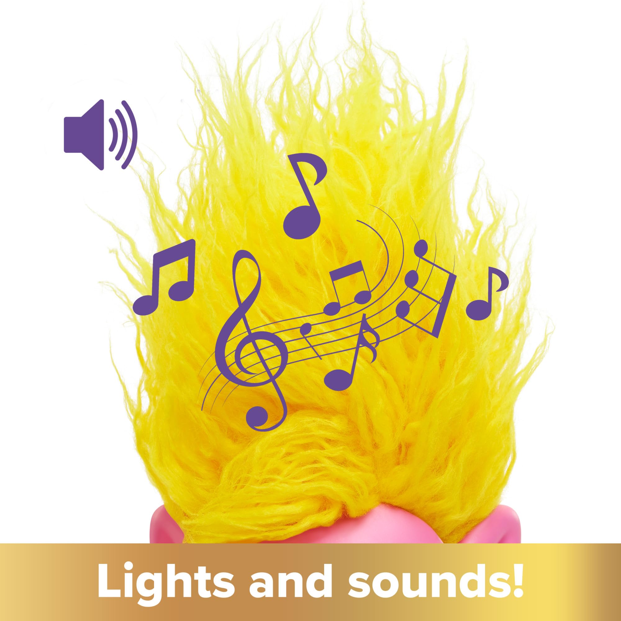 Mattel DreamWorks Trolls Rainbow HairTunes Viva Doll – Light-Up Hair with Music and Sounds