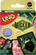Mattel Games UNO Wicked Card Game – Wicked-Themed Deck with Defy Gravity Rule