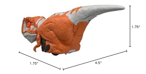 Mattel Jurassic World Dominion Uncaged Click Tracker Atrociraptor Dinosaur Toy, Red