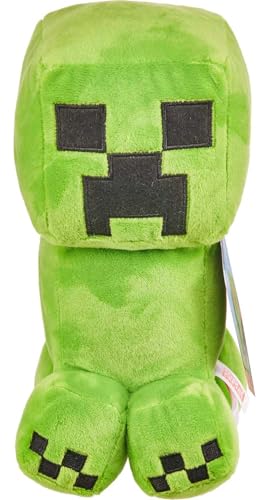 Mattel Minecraft Basic Plush Character – 8-Inch Soft Doll with Pixelated Details, Collectible Toy for Kids Ages 3+