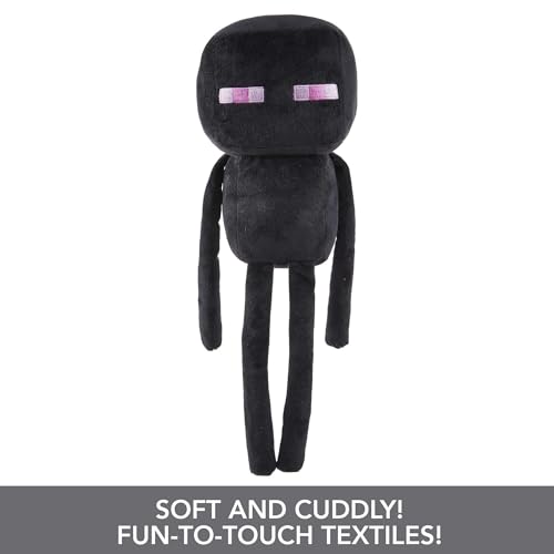 Mattel Minecraft Basic Plush Doll - 8-Inch Soft Toy for Kids Ages 3+