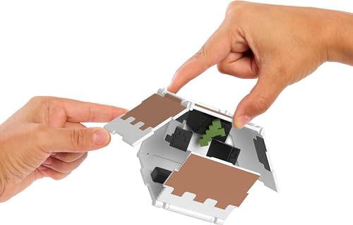 Mattel Minecraft Flippin' Figs 2-in-1 Transforming Action Figure (3.75-Inch, Pixelated Design)