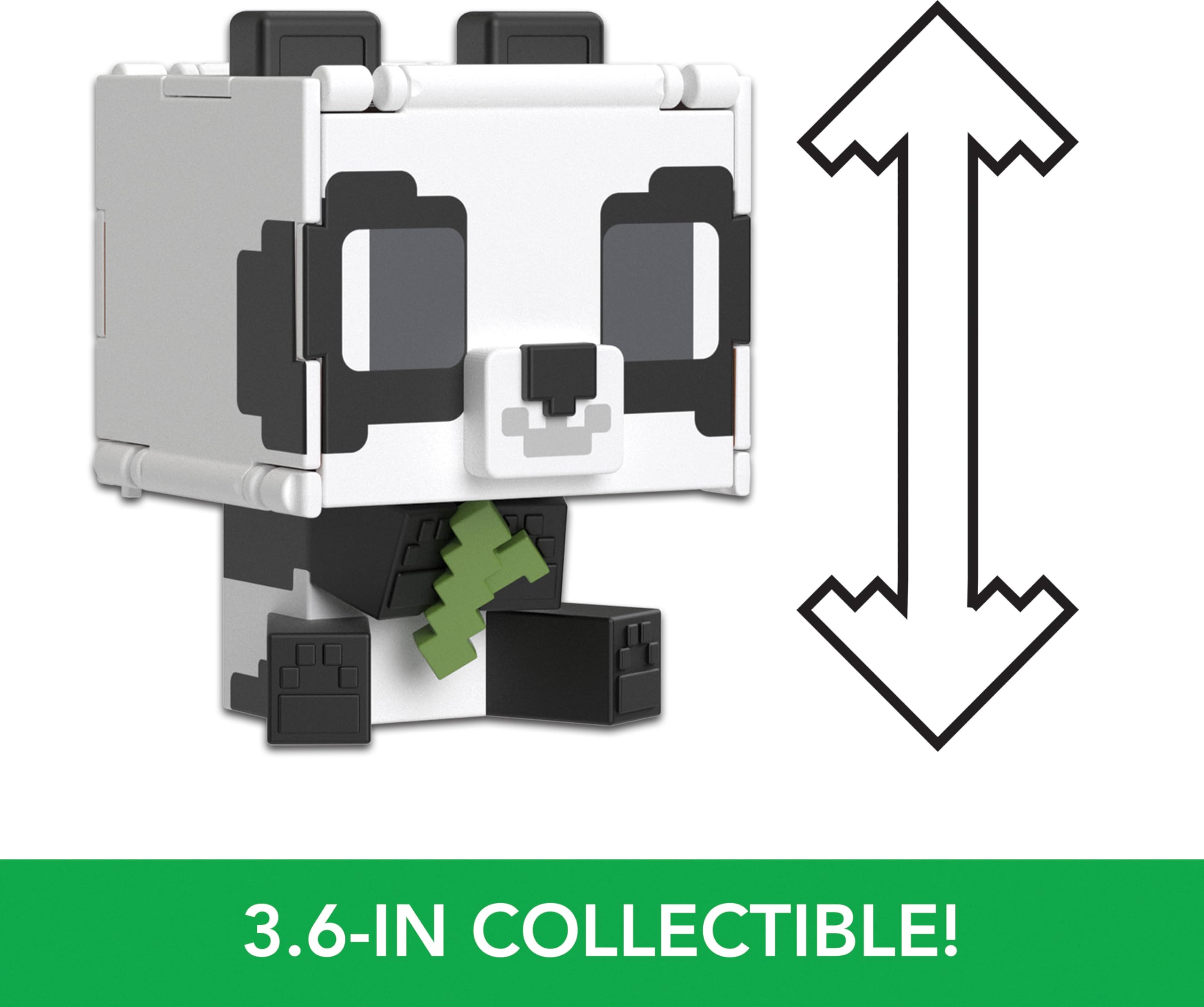 Mattel Minecraft Flippin' Figs 2-in-1 Transforming Action Figure (3.75-Inch, Pixelated Design)