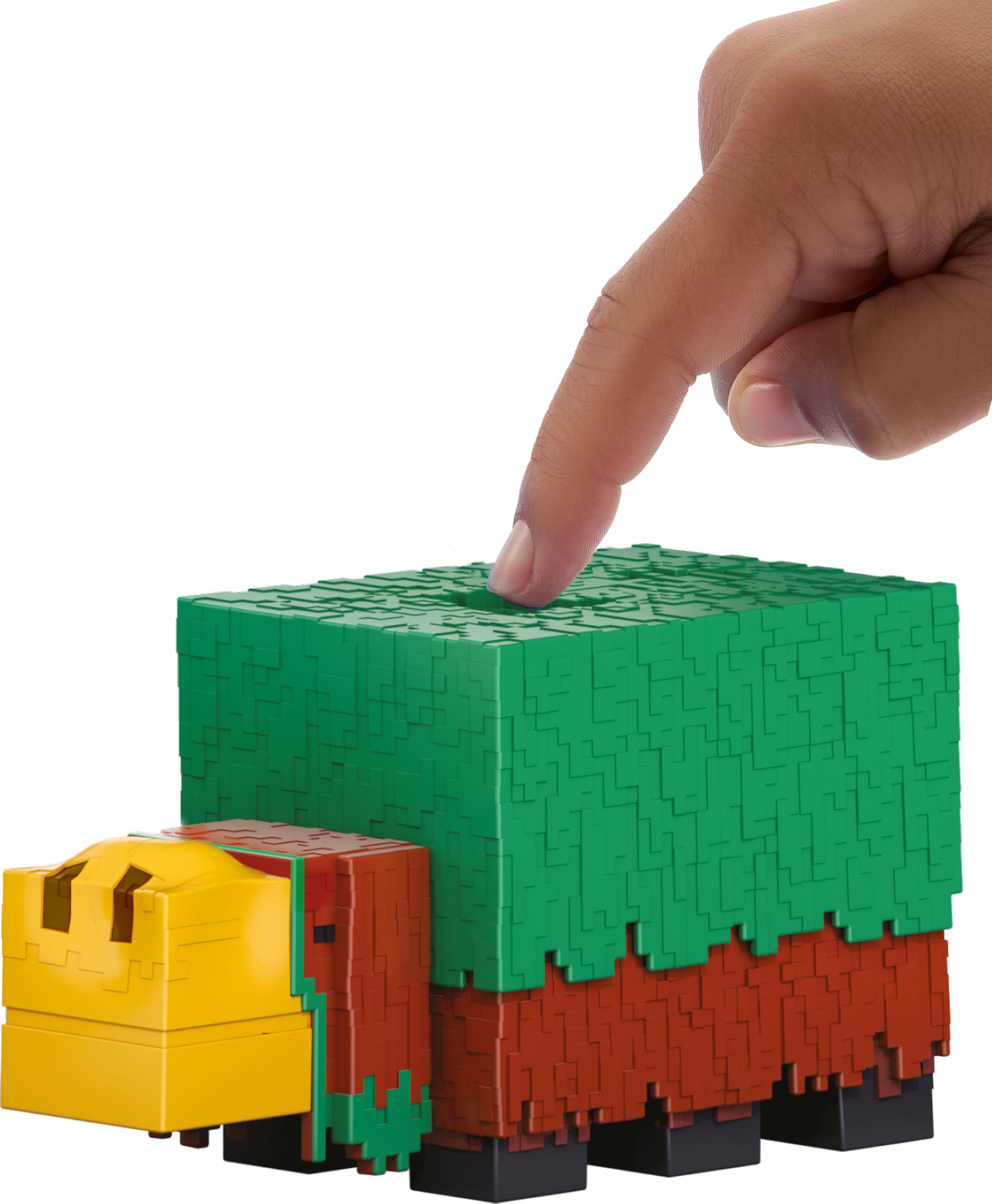 Mattel Minecraft Sniffer Action Figure – 3.25-Inch Collectible with Game-Accurate Sounds, Pixelated Design, Ages 6+