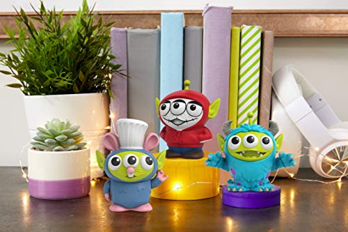 Mattel Pixar Alien Remix 3-Pack: Miguel, Sulley & Remy Mashup Figures