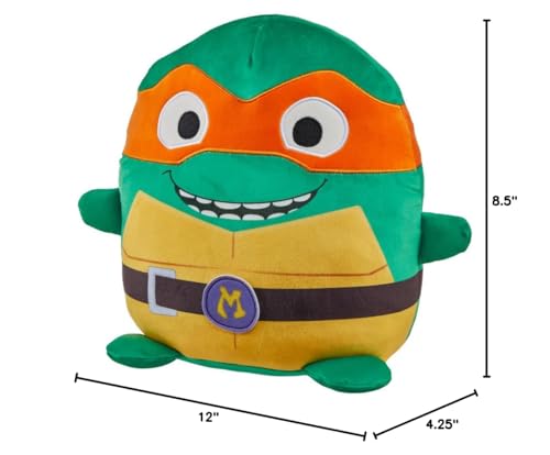 Mattel TMNT Mutant Mayhem Cuutopia Michelangelo Plush – 10-Inch Kawaii-Style Soft Toy