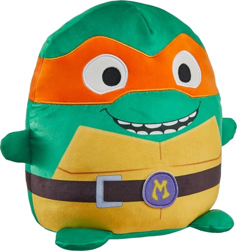 Mattel TMNT Mutant Mayhem Cuutopia Michelangelo Plush – 10-Inch Kawaii-Style Soft Toy