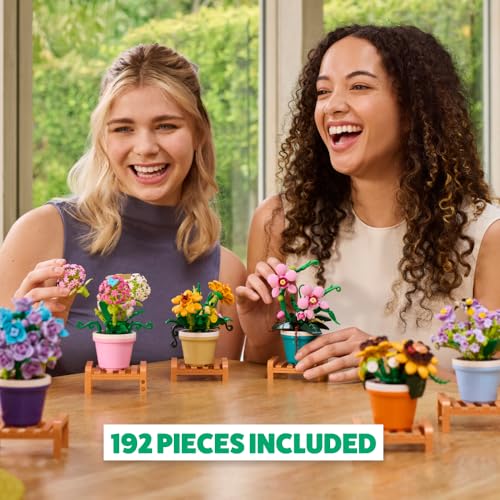 MAX Premium Garden Building Bricks – Gypsophila Paniculata Collection, 233 Pieces, Compatible with Leading Brands