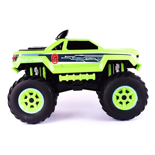 Maxx Action 12-Inch Motorized Monster Truck with Lights & Sounds – Green
