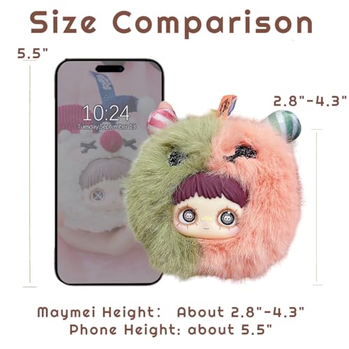 MayMei Crazy Circus Plush Blind Box – 1 Random Figure (12 Regular + 3 Hidden Designs)