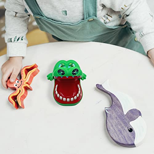 MAYTRBOU Crocodile Teeth Game for Kids - Alligator Tooth Push Down Toy (6×5.3×3.1 in)