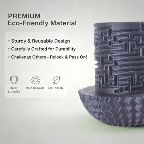 Maze Puzzle Box for Cash Gift – Egg-Shaped Brain Teaser with Secret Compartment