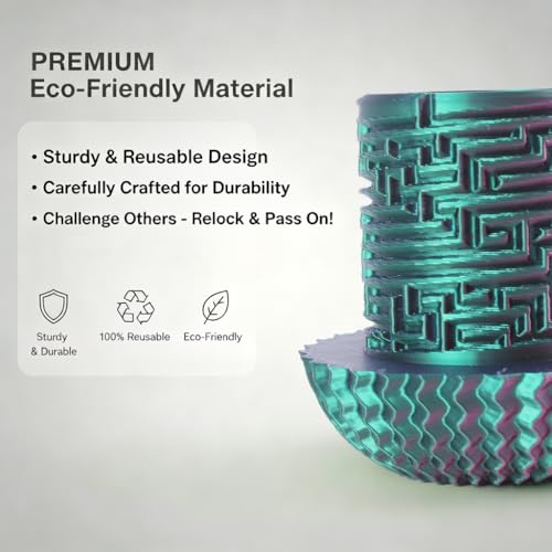 Maze Puzzle Box for Money Gifts – Egg-Shaped Secret Compartment Cash Holder with Brain Teaser