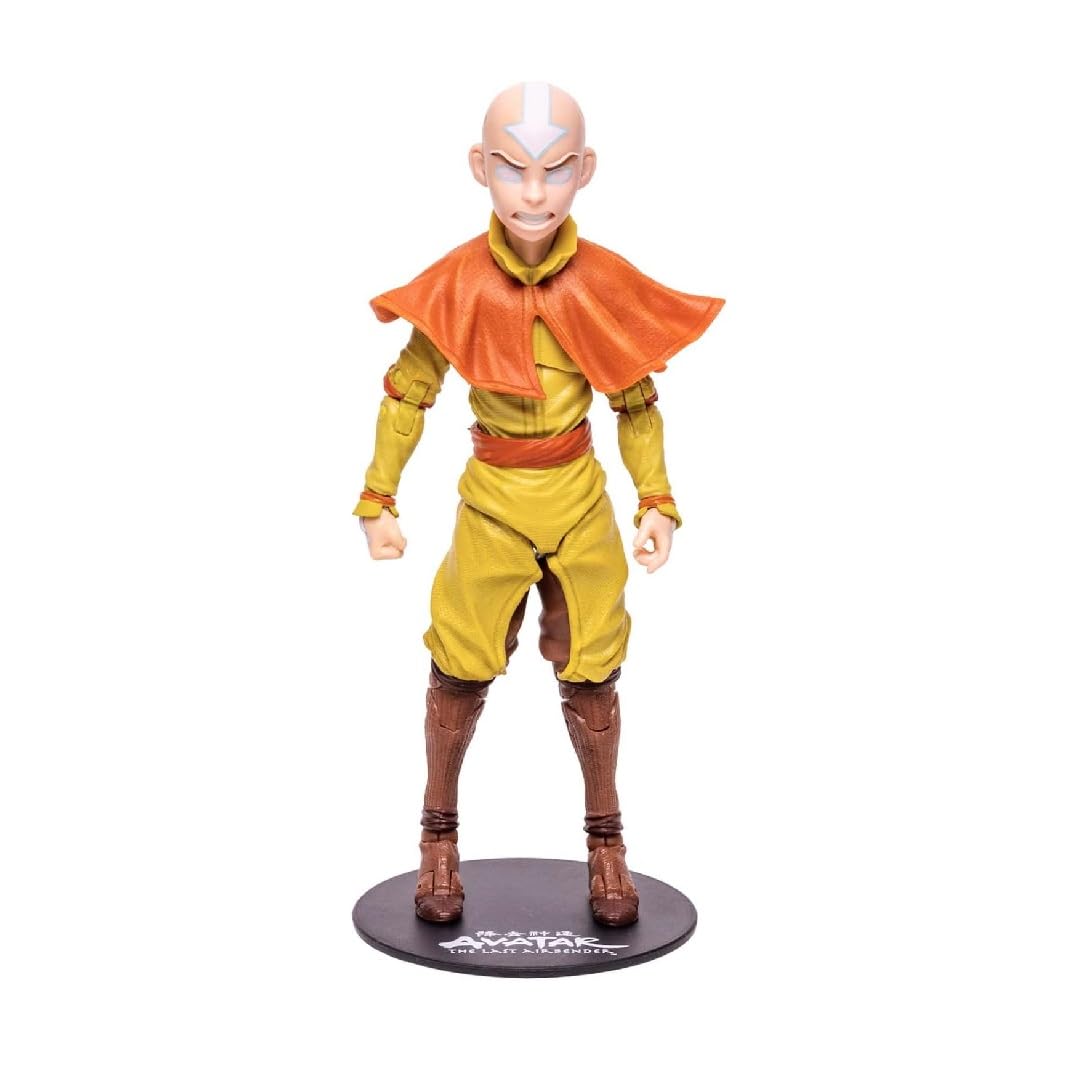McFarlane Toys Avatar: The Last Airbender Aang (Avatar State) 7" Action Figure with Accessories