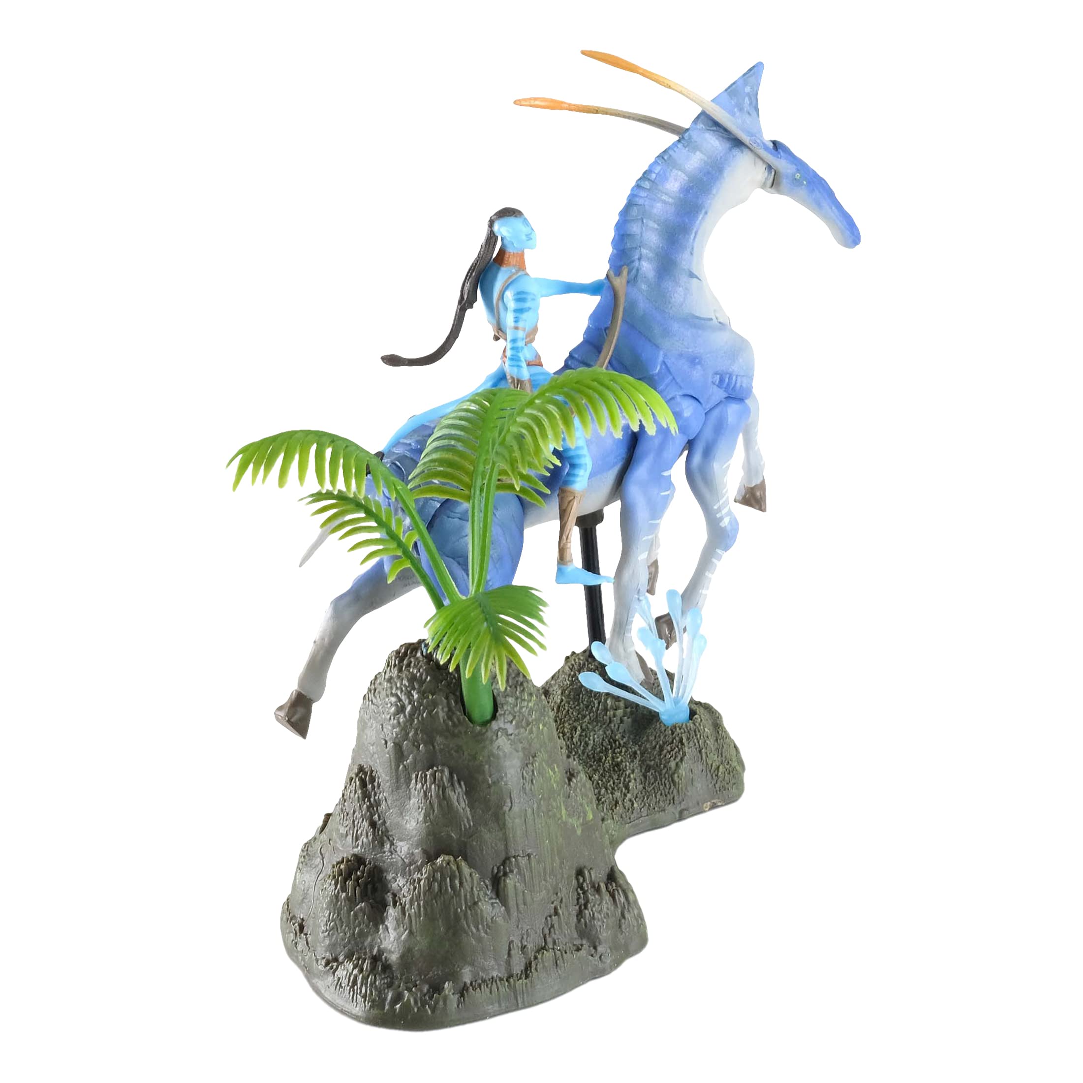 McFarlane Toys Avatar Tsu'tey & Direhorse Action Figure Set with Bioluminescent Effect