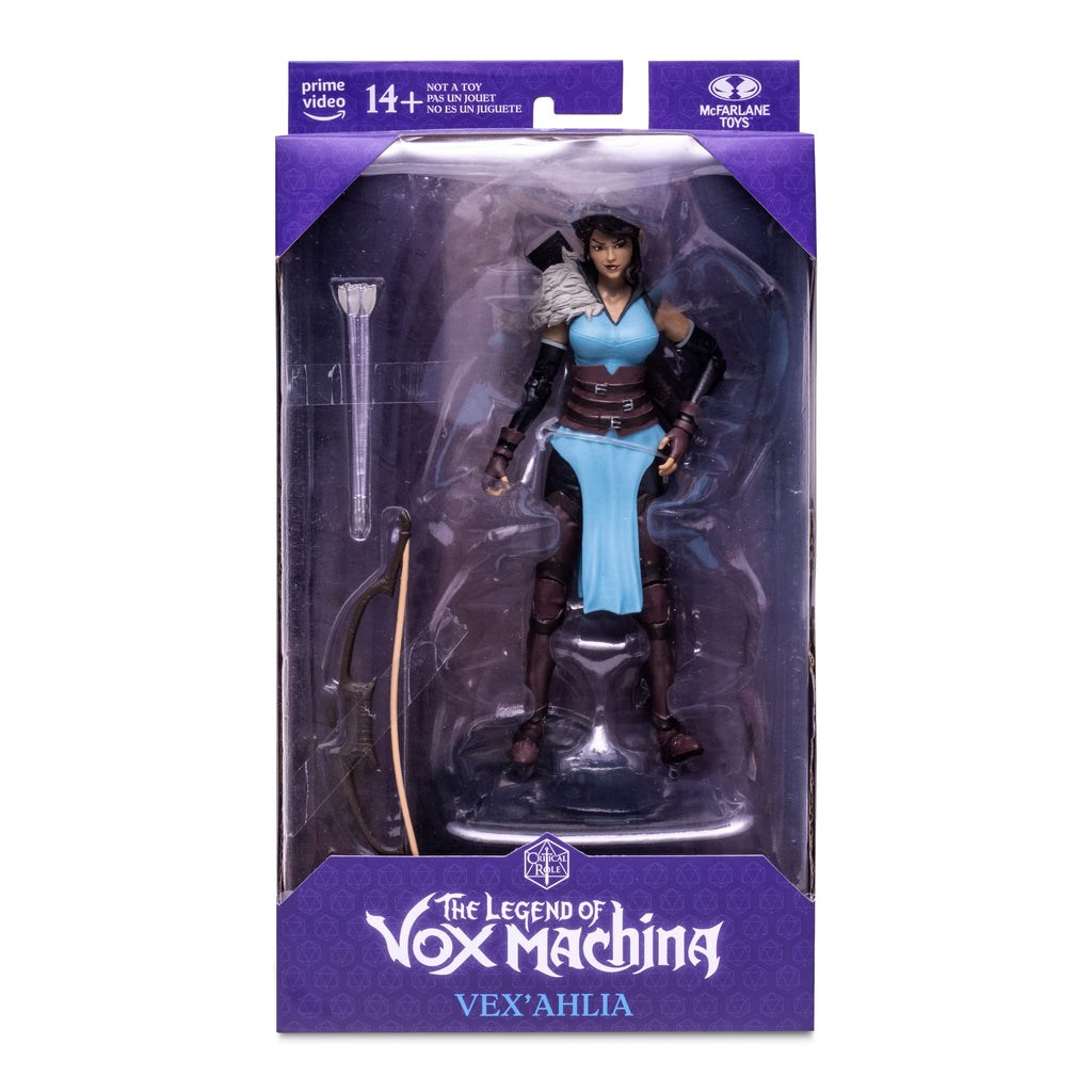 McFarlane Toys Critical Role Vex'ahlia 7-Inch Action Figure – Season 1 Outfit with Bow, Arrows & Display Base