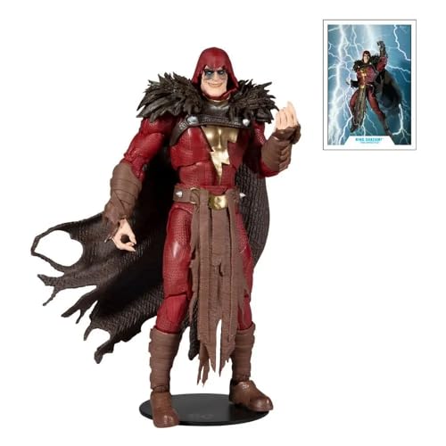 McFarlane Toys DC Multiverse King Shazam (Infected) 7-Inch Action Figure with Accessories and Art Card